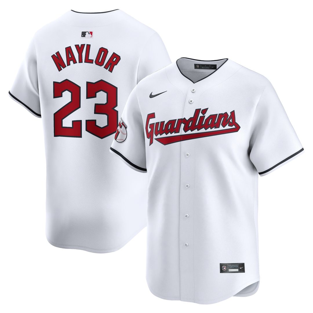 Bo Naylor Cleveland Guardians Nike Home Limited Player Jersey - White Official MLB Team Apparel Baseball Fan Gear