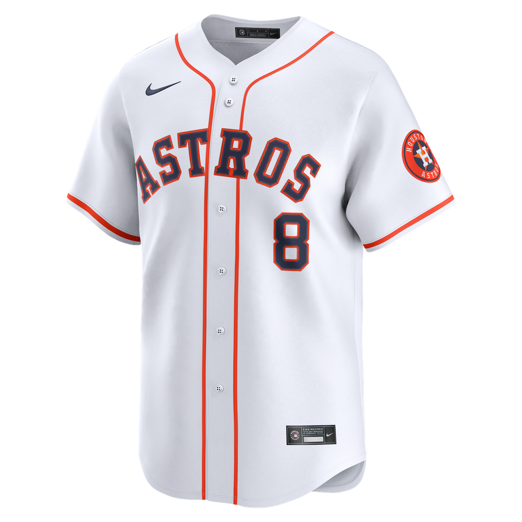 Christian Walker Houston Astros Nike Home Limited Player Jersey - White Official MLB Team Apparel Baseball Fan Gear