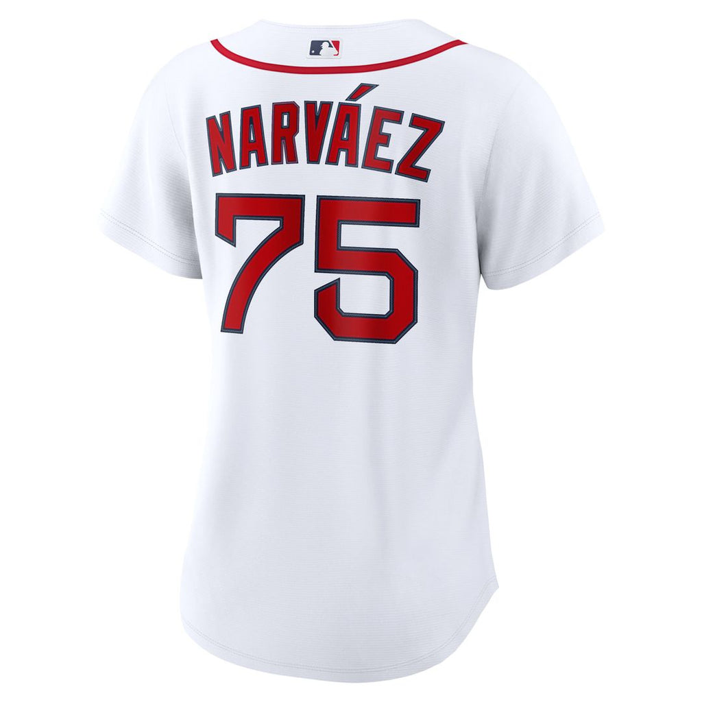 Carlos Narváez Boston Red Sox Nike Women's Home Replica Jersey - White Official MLB Team Apparel Baseball Fan Gear