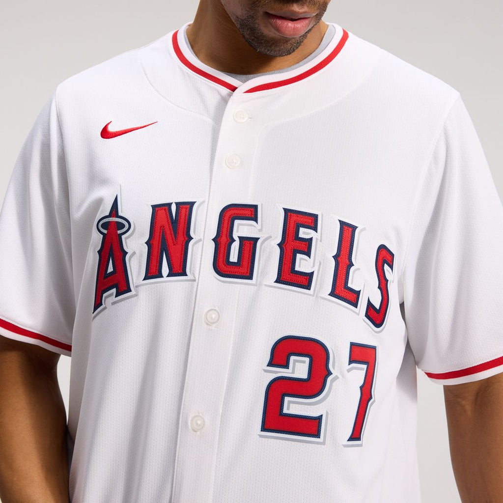 Mike Trout Los Angeles Angels Nike Home Limited Player Jersey - White Official MLB Team Apparel Baseball Fan Gear