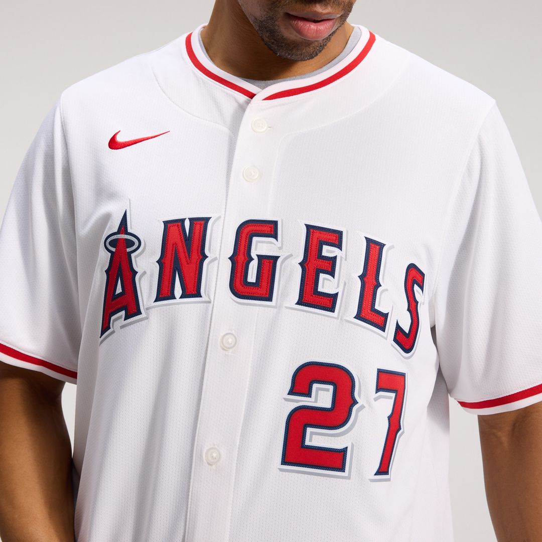 Mike Trout Los Angeles Angels Nike Home Limited Player Jersey - White Official MLB Team Apparel Baseball Fan Gear