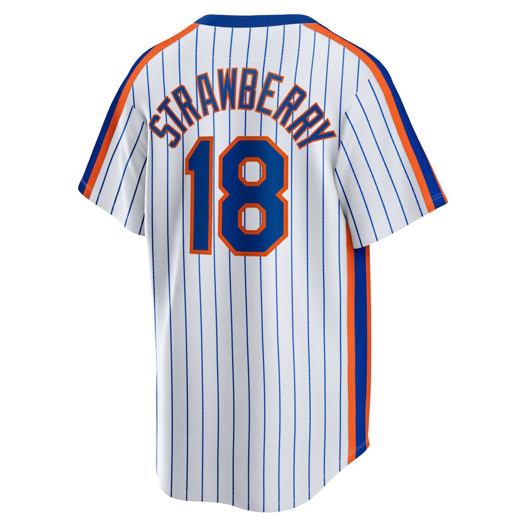 Darryl Strawberry New York Mets Nike Home Cooperstown Collection Player Jersey - White Official MLB Team Apparel Baseball Fan Gear