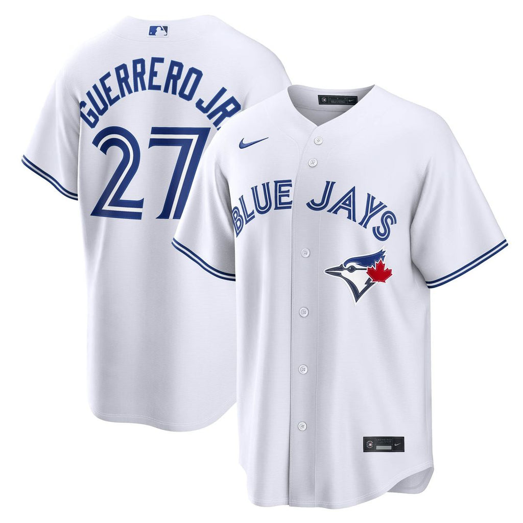 Vladimir Guerrero Jr. Toronto Blue Jays Nike Home Replica Jersey - White Official MLB Team Apparel Baseball Fan Gear