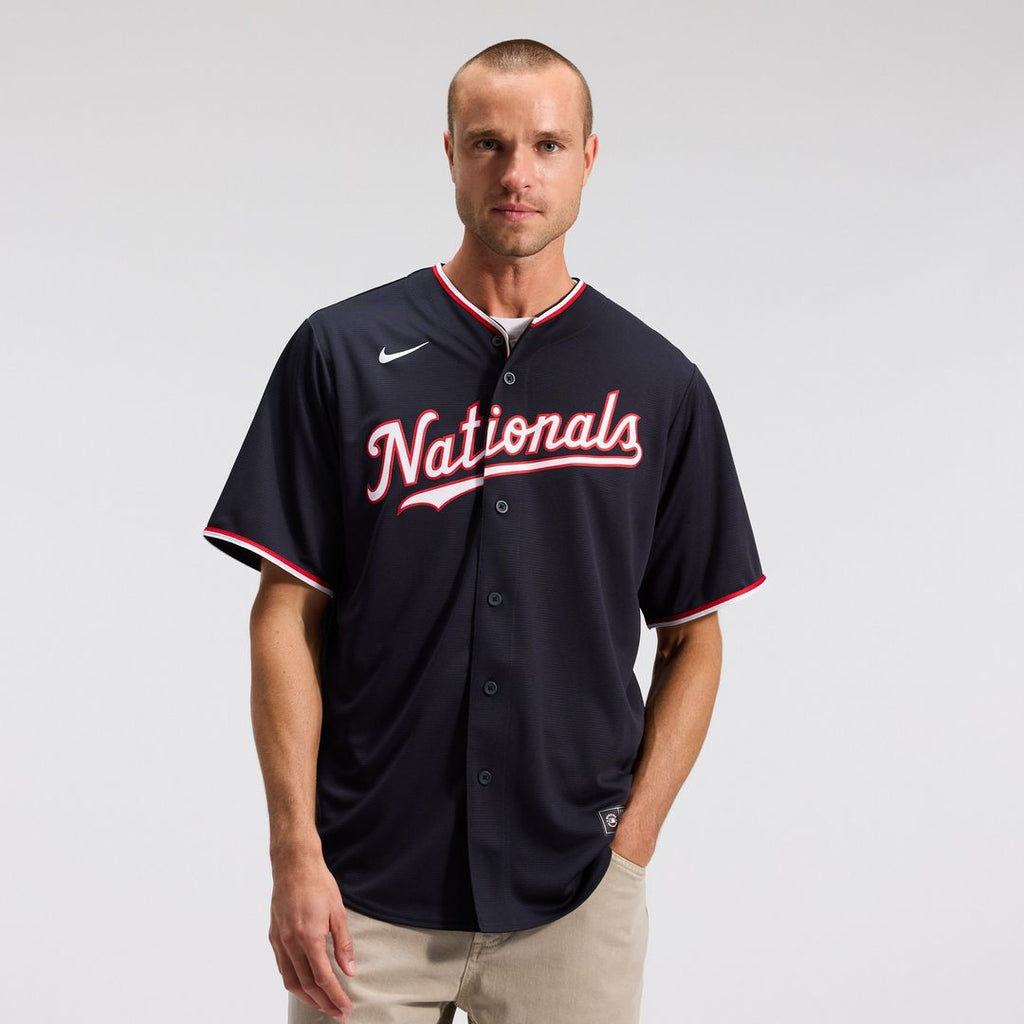 Dylan Crews Washington Nationals Nike Alternate Replica Jersey - Navy Official MLB Team Apparel Baseball Fan Gear