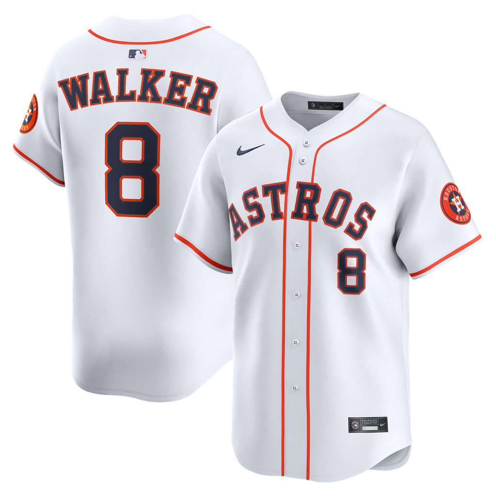 Christian Walker Houston Astros Nike Home Limited Player Jersey - White Official MLB Team Apparel Baseball Fan Gear