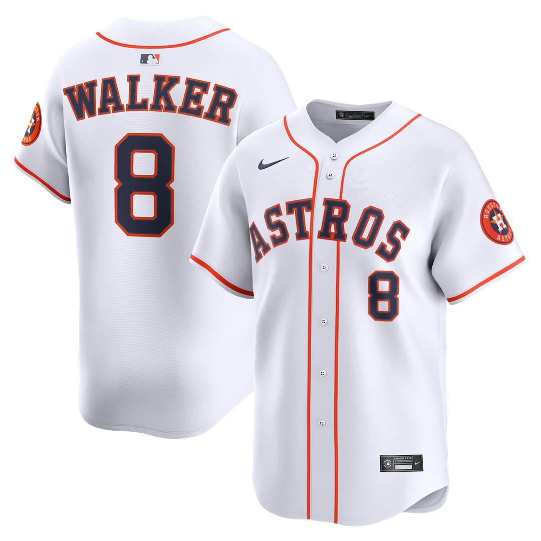 Christian Walker Houston Astros Nike Home Limited Player Jersey - White Official MLB Team Apparel Baseball Fan Gear