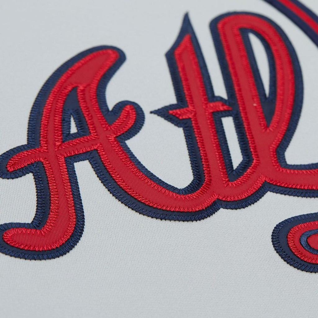 Chipper Jones Atlanta Braves Mitchell & Ness 1995 Throwback Authentic Jersey - Gray Official MLB Team Apparel Baseball Fan Gear