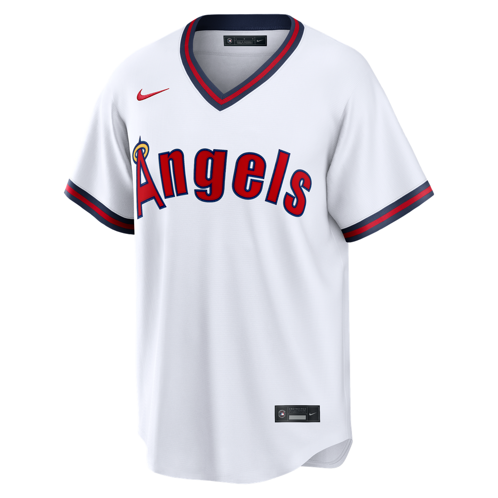 Logan O'Hoppe Los Angeles Angels Nike Alternate Replica Jersey - White Official MLB Team Apparel Baseball Fan Gear