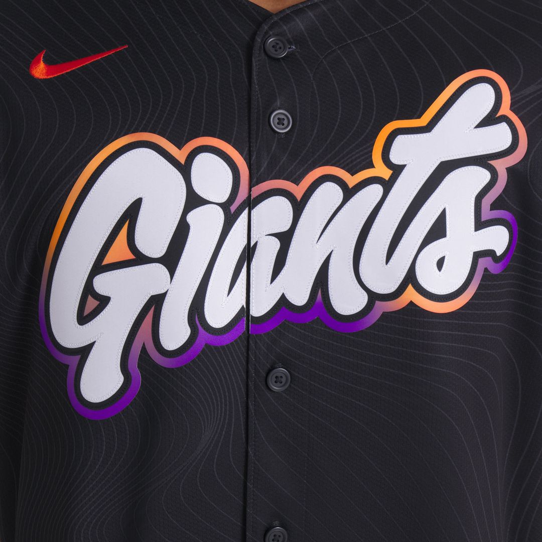 San Francisco Giants Nike 2025 City Connect Limited Jersey - Anthracite Official MLB Team Apparel Baseball Fan Gear