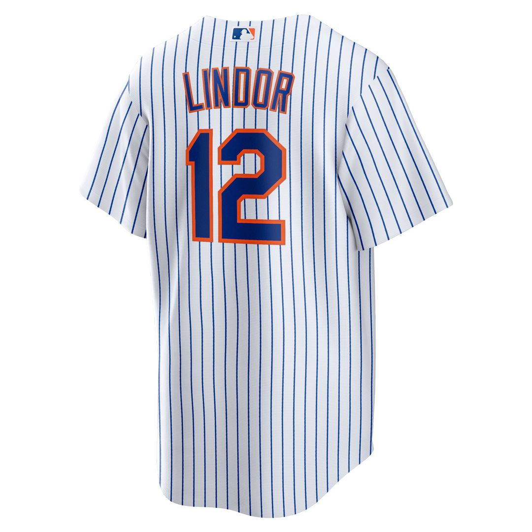 Francisco Lindor New York Mets Nike Home Replica Player Jersey - White Official MLB Team Apparel Baseball Fan Gear