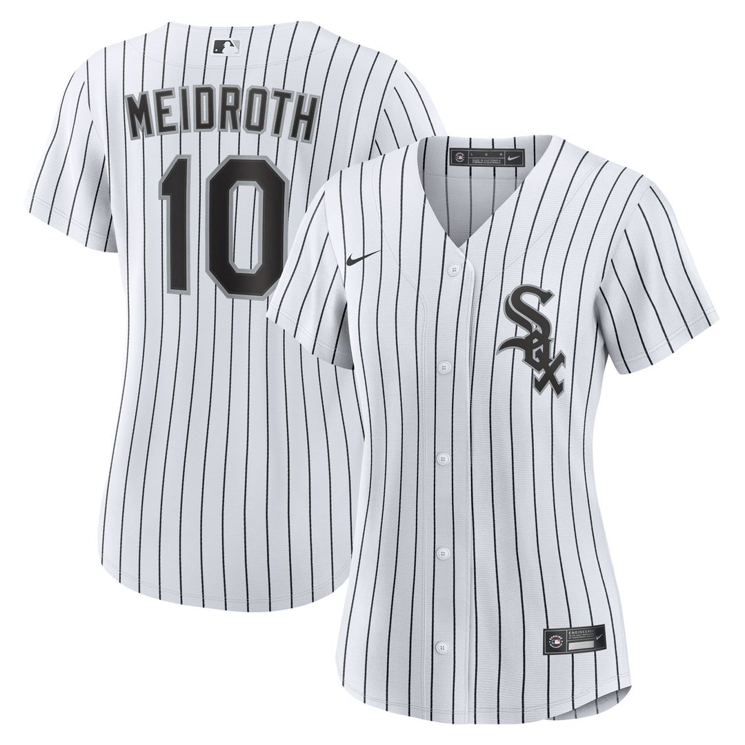 Chase Meidroth Chicago White Sox Nike Women's Home Replica Jersey - White Official MLB Team Apparel Baseball Fan Gear