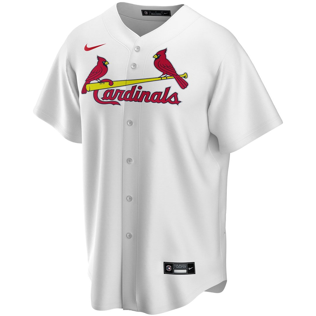 St. Louis Cardinals Nike Home Replica Custom Jersey - White Official MLB Team Apparel Baseball Fan Gear
