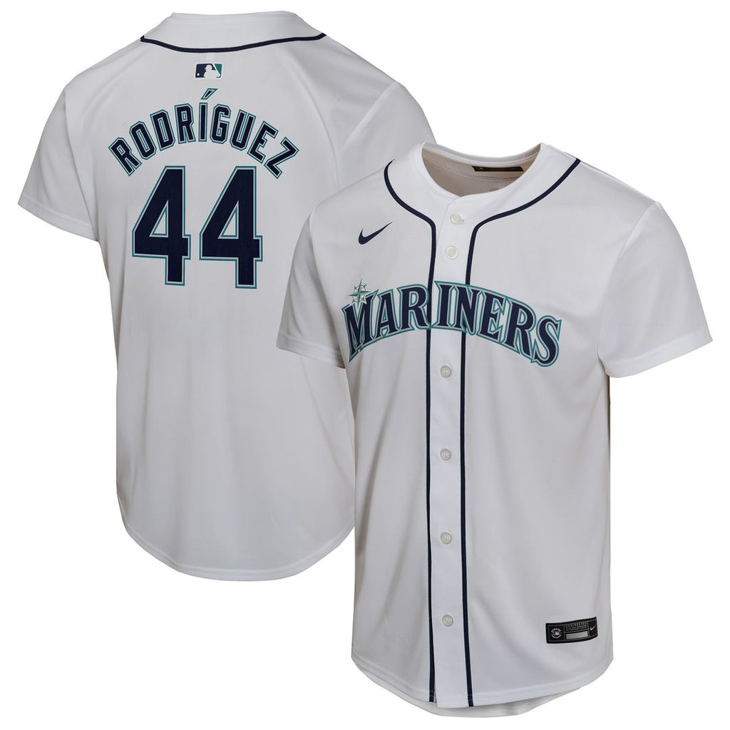 Julio Rodríguez Seattle Mariners Nike Youth Home Game Player Jersey - White Official MLB Team Apparel Baseball Fan Gear