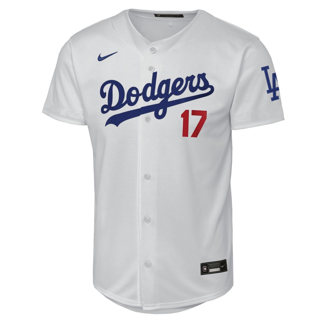 Shohei Ohtani Los Angeles Dodgers Nike Youth Home Stadium Jersey - White Official MLB Team Apparel Baseball Fan Gear