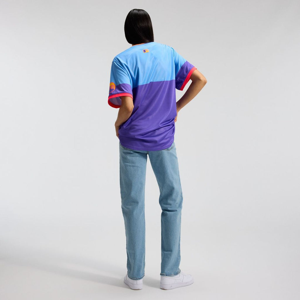 Colorado Rockies Nike Women's 2025 City Connect Limited Jersey - Purple/Light Blue Official MLB Team Apparel Baseball Fan Gear