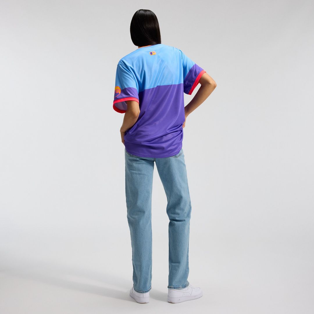 Colorado Rockies Nike Women's 2025 City Connect Limited Jersey - Purple/Light Blue Official MLB Team Apparel Baseball Fan Gear