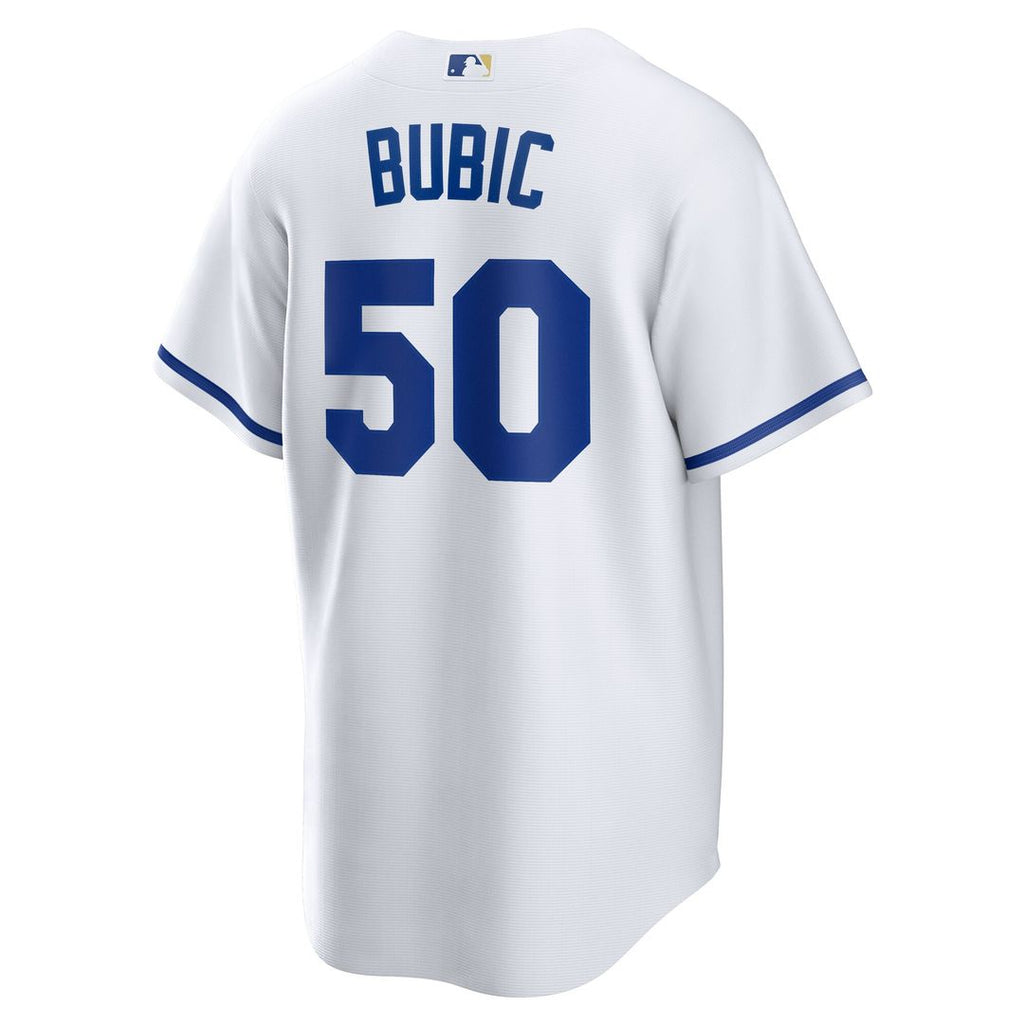 Kris Bubic Kansas City Royals Nike Home Replica Jersey - White Official MLB Team Apparel Baseball Fan Gear