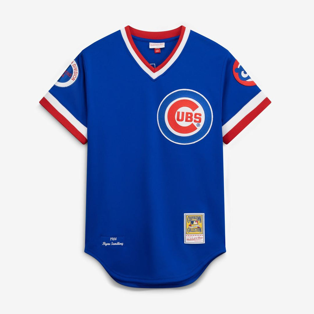Ryne Sandberg 1984 Chicago Cubs Mitchell & Ness Throwback Authentic Jersey - Royal Official MLB Team Apparel Baseball Fan Gear