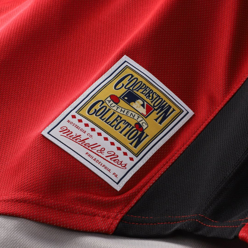 Ken Griffey Jr. Cincinnati Reds Mitchell & Ness Authentic Batting Practice Jersey - Red Official MLB Team Apparel Baseball Fan Gear