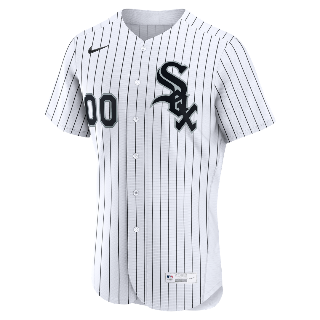 Chicago White Sox Nike Home Authentic Custom Jersey - White Official MLB Team Apparel Baseball Fan Gear