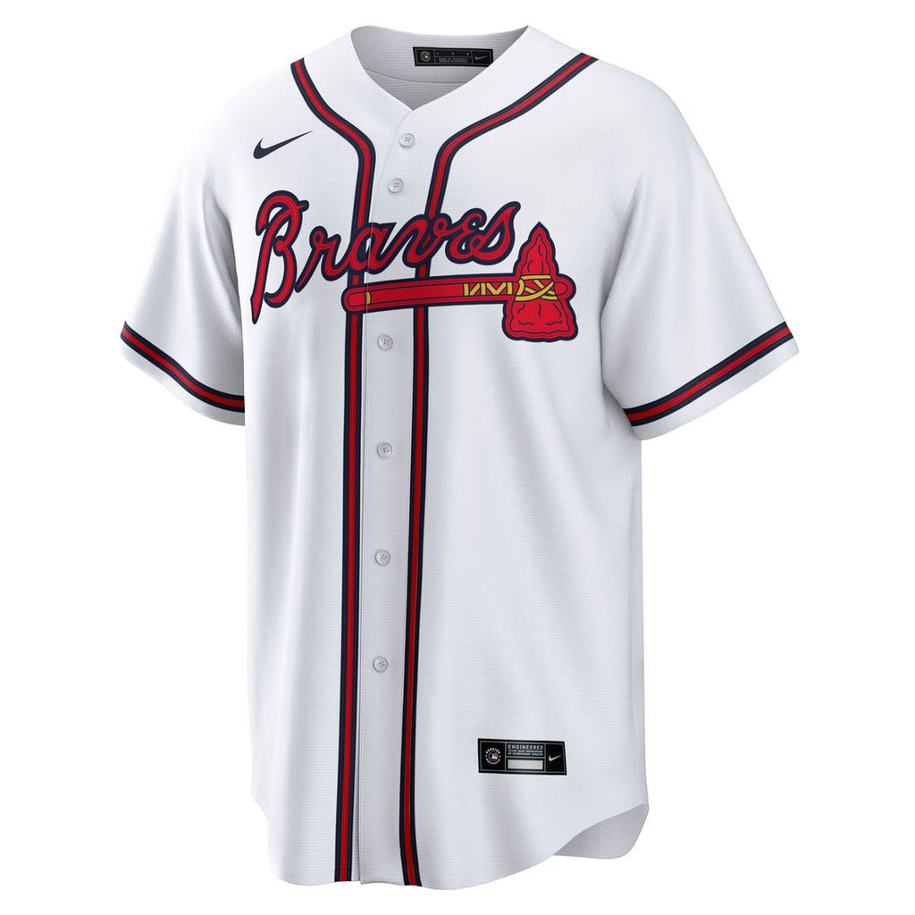 Austin Riley Atlanta Braves Nike Home Replica Player Jersey - White Official MLB Team Apparel Baseball Fan Gear