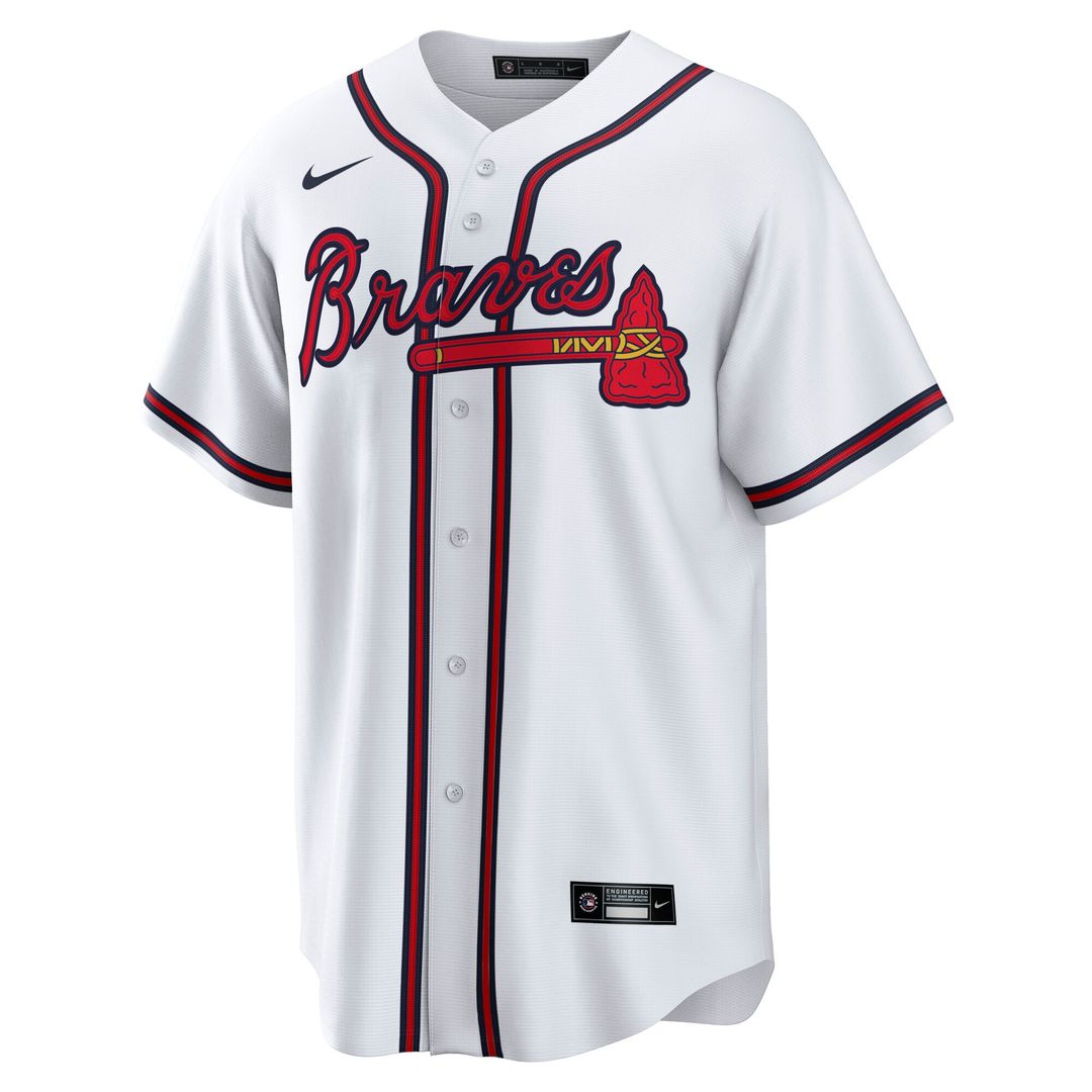 Austin Riley Atlanta Braves Nike Home Replica Player Jersey - White Official MLB Team Apparel Baseball Fan Gear