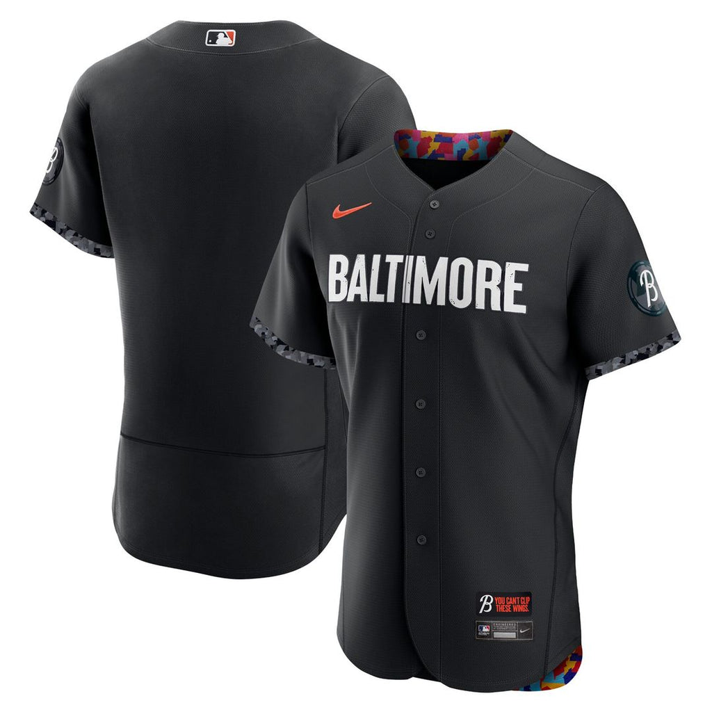 Baltimore Orioles Nike City Connect Authentic Jersey - Black Official MLB Team Apparel Baseball Fan Gear