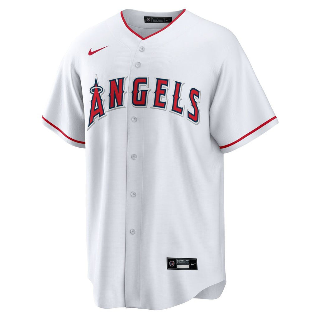 Logan O'Hoppe Los Angeles Angels Nike Home Replica Jersey - White Official MLB Team Apparel Baseball Fan Gear