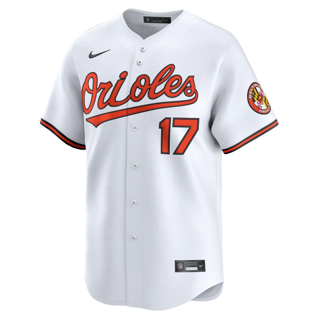 Colton Cowser Baltimore Orioles Nike Home Limited Player Jersey - White Official MLB Team Apparel Baseball Fan Gear