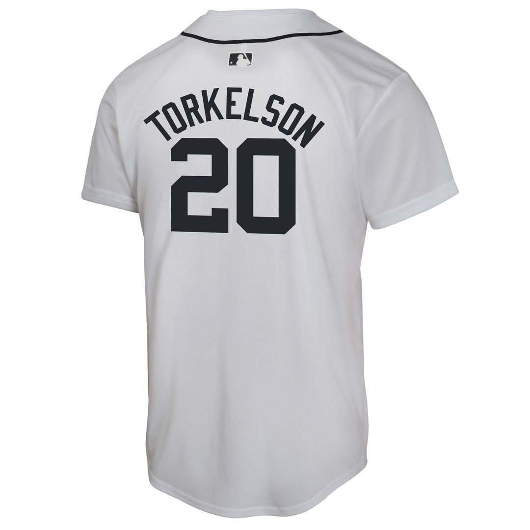 Spencer Torkelson Detroit Tigers Nike Youth Home Game Player Jersey - White Official MLB Team Apparel Baseball Fan Gear