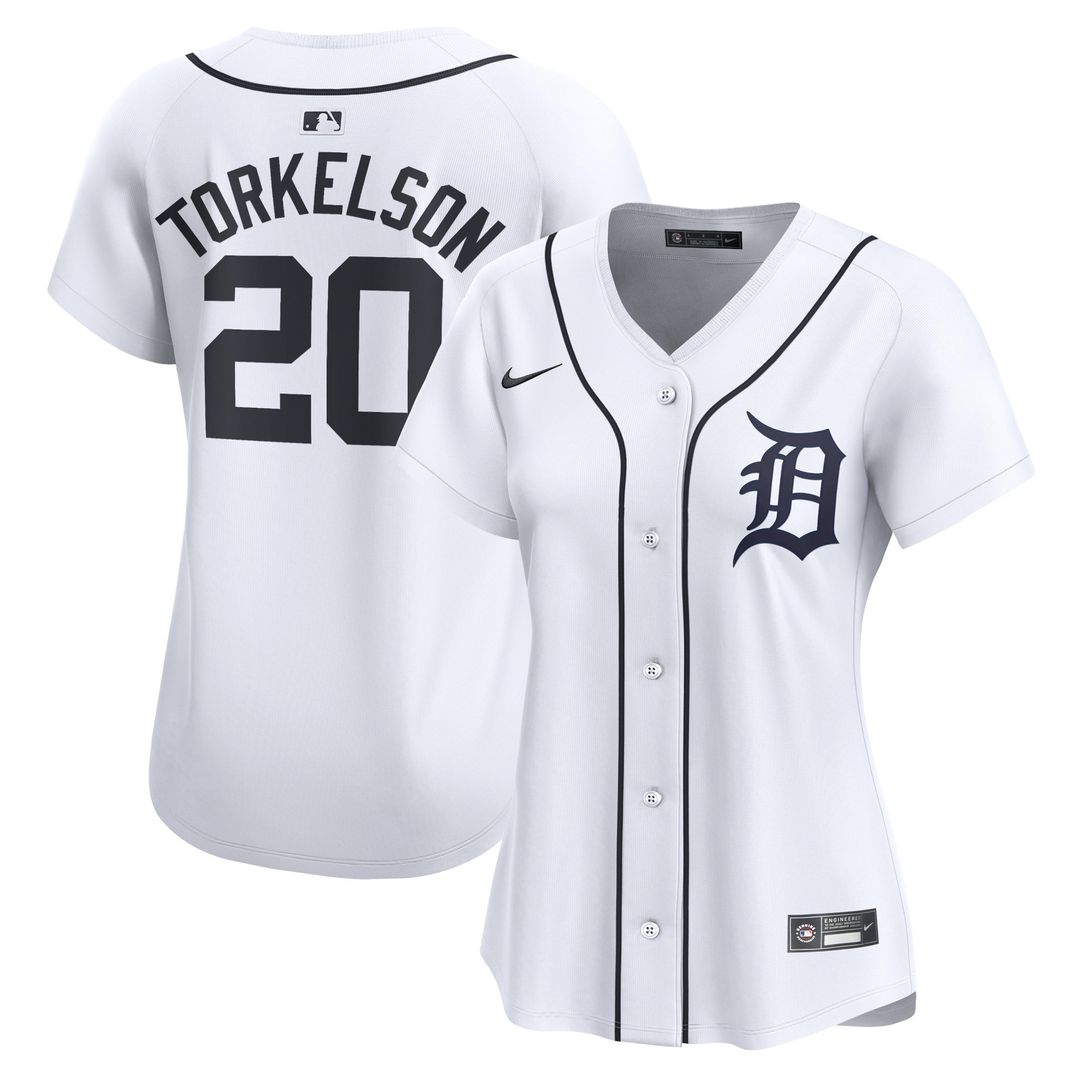Spencer Torkelson Detroit Tigers Nike Women's Home Limited Player Jersey - White Official MLB Team Apparel Baseball Fan Gear