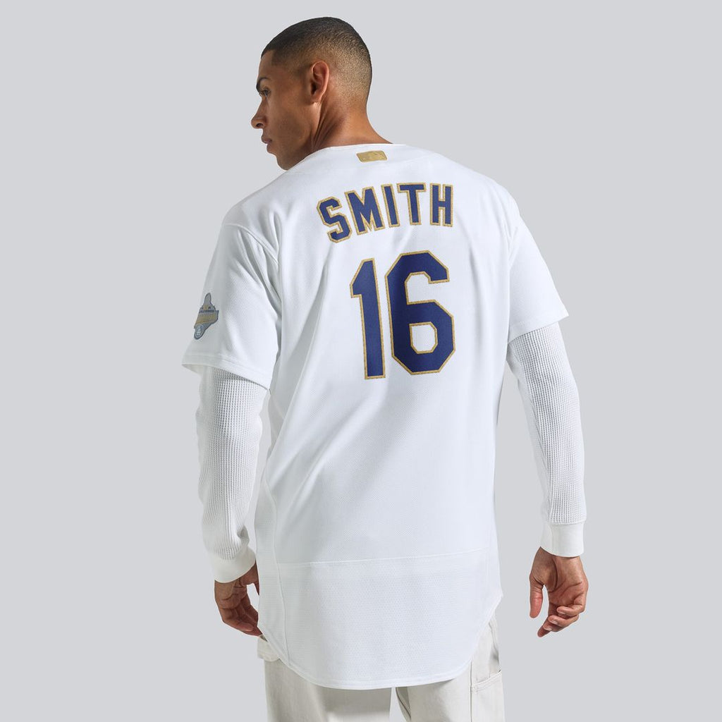 Will Smith Los Angeles Dodgers Nike 2026 Gold Collection Authentic Jersey - White Official MLB Team Apparel Baseball Fan Gear