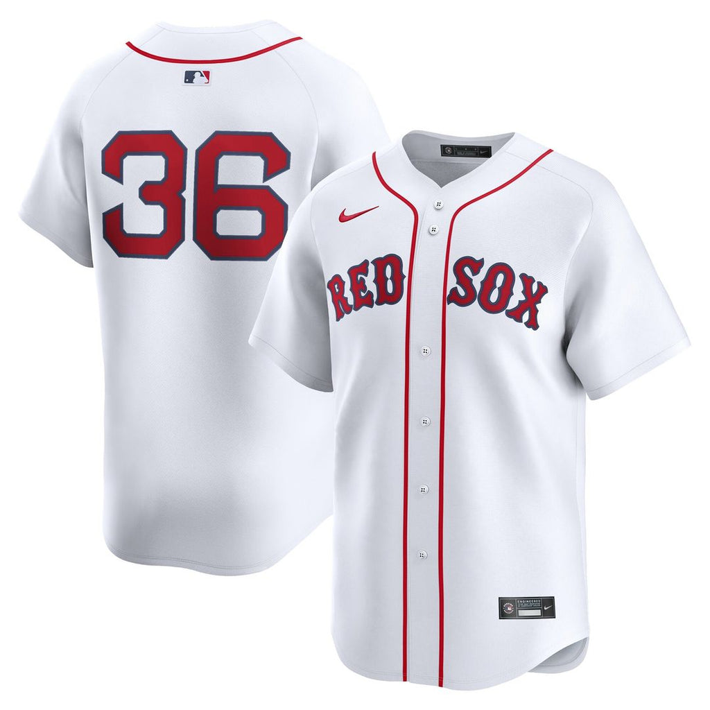 Triston Casas Boston Red Sox Nike Home Limited Player Jersey - White Official MLB Team Apparel Baseball Fan Gear