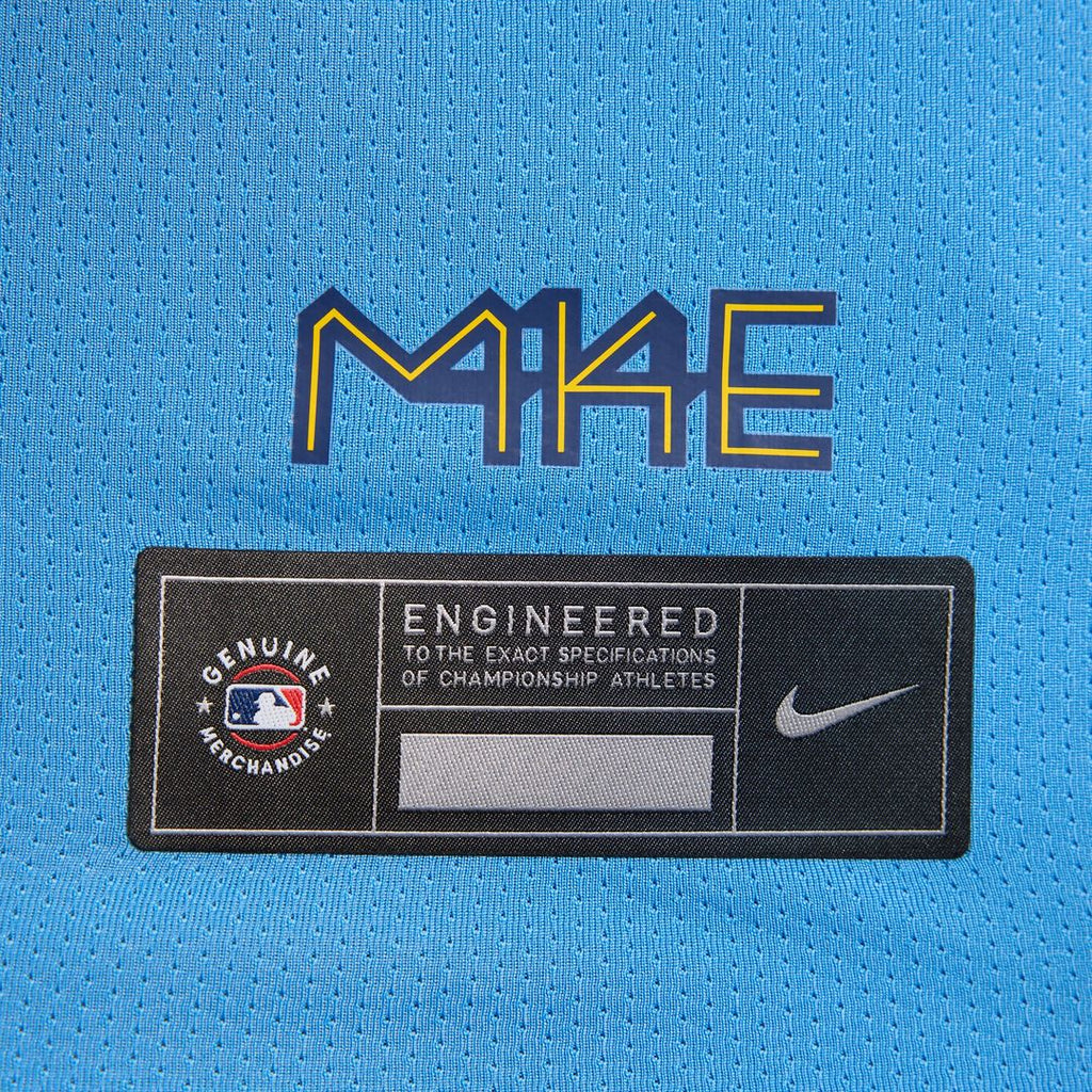 Milwaukee Brewers Nike City Connect Limited Jersey - Light Blue Official MLB Team Apparel Baseball Fan Gear