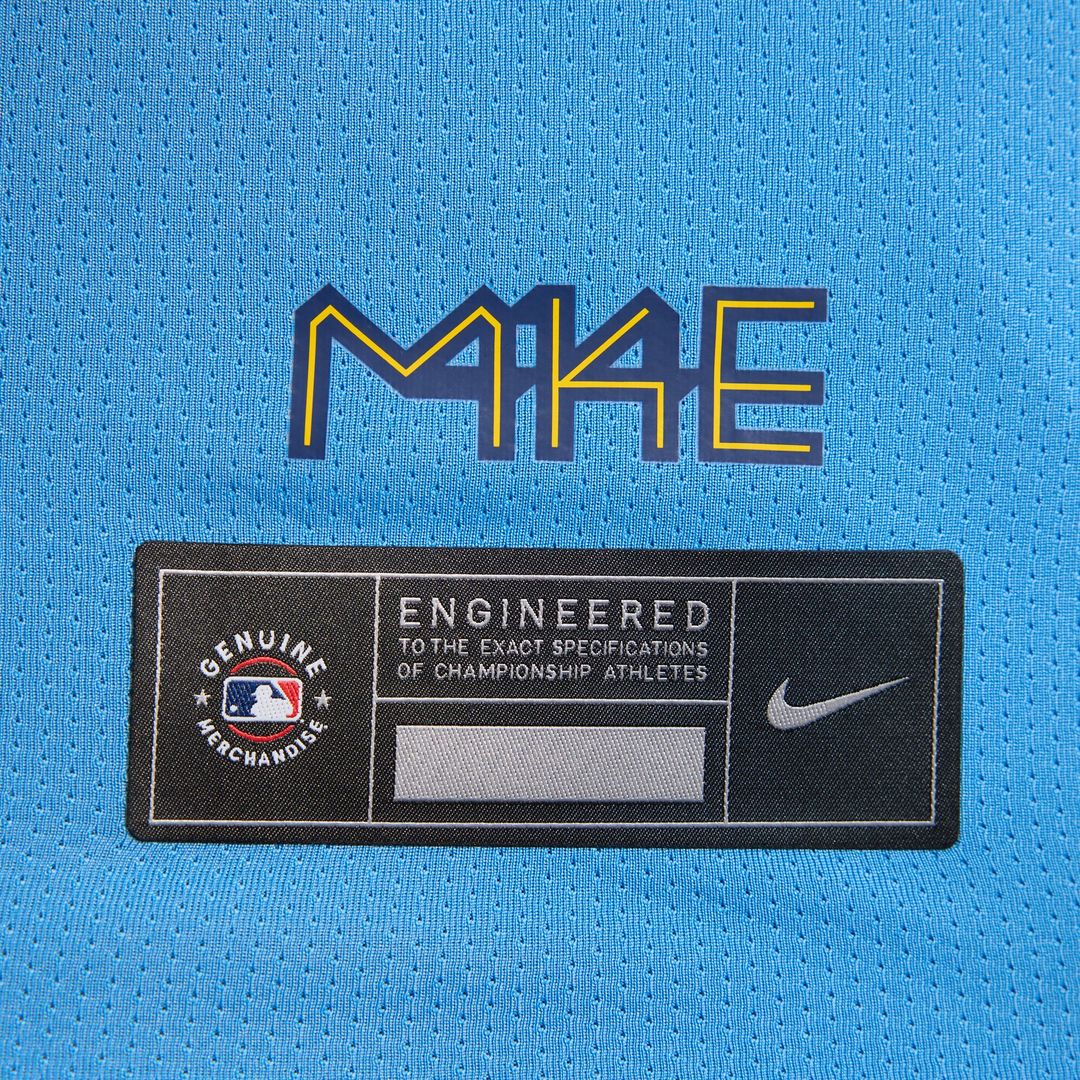 Milwaukee Brewers Nike City Connect Limited Jersey - Light Blue Official MLB Team Apparel Baseball Fan Gear