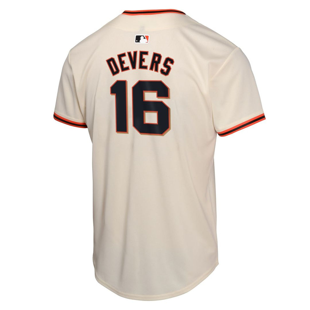 Rafael Devers San Francisco Giants Nike Youth Home Player Game Jersey - Cream Official MLB Team Apparel Baseball Fan Gear