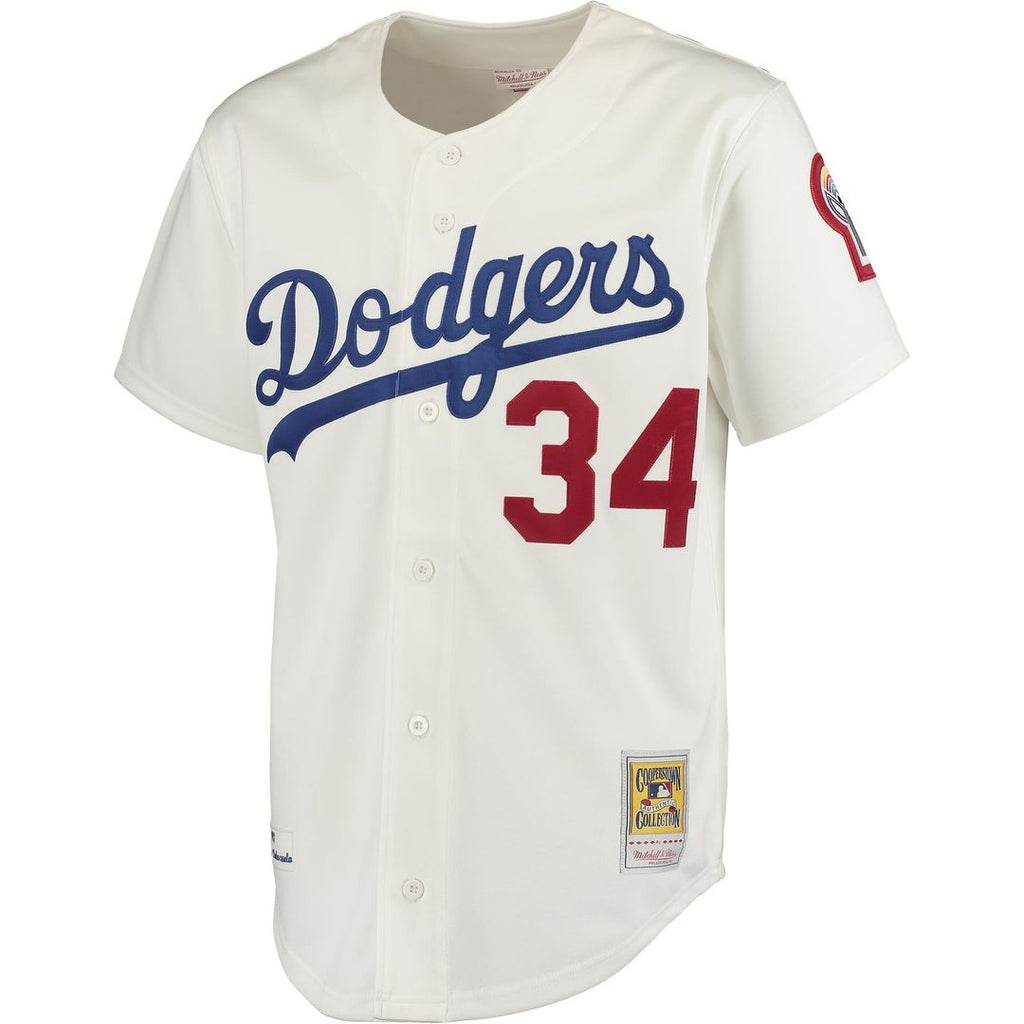 Fernando Valenzuela Los Angeles Dodgers Mitchell & Ness Authentic Jersey - White Official MLB Team Apparel Baseball Fan Gear