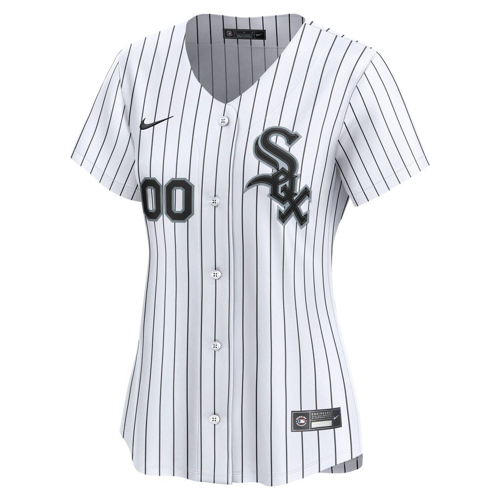 Chicago White Sox Nike Women's Home Limited Custom Jersey - White Official MLB Team Apparel Baseball Fan Gear