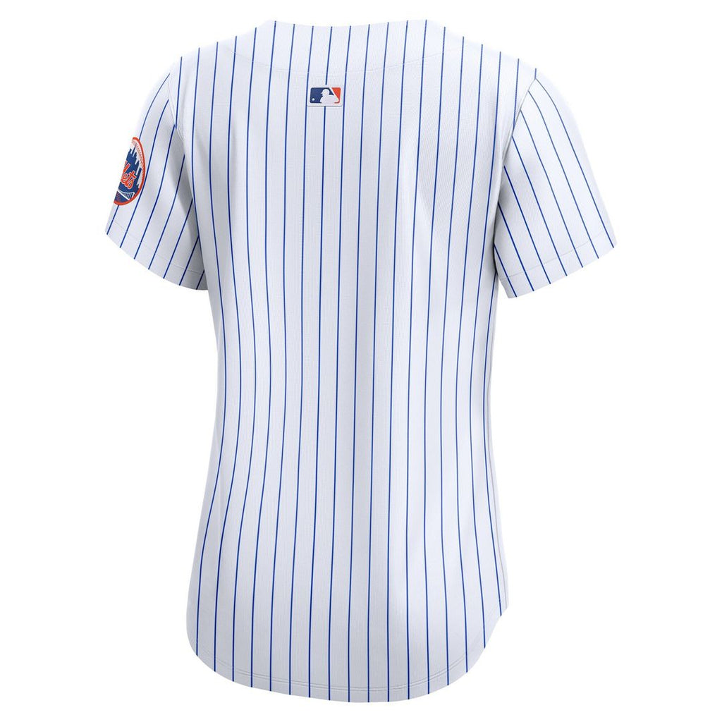 New York Mets Nike Women's Home Limited Jersey - White Official MLB Team Apparel Baseball Fan Gear
