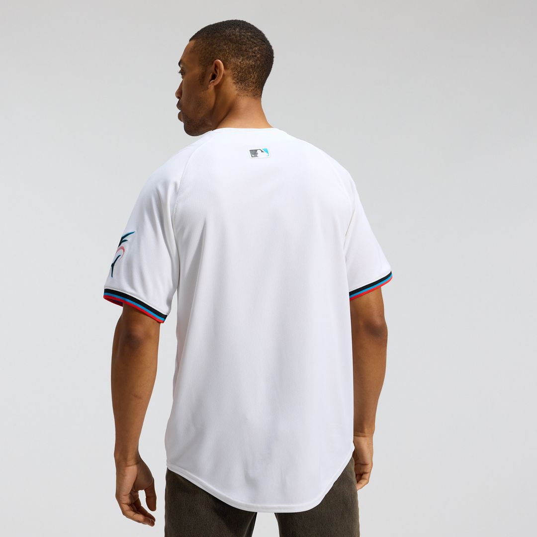 Miami Marlins Nike Home Limited Jersey - White Official MLB Team Apparel Baseball Fan Gear