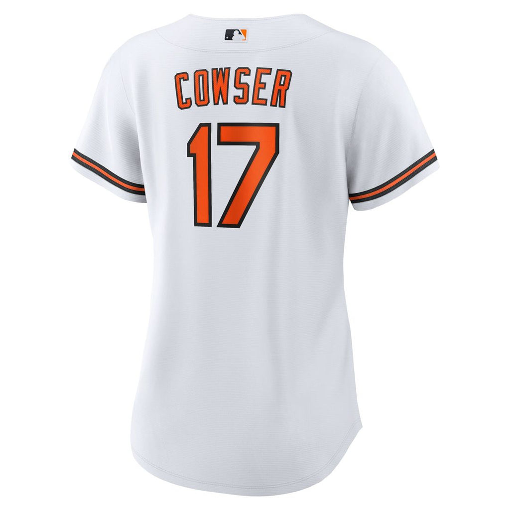Colton Cowser Baltimore Orioles Nike Women's Home Replica Jersey - White Official MLB Team Apparel Baseball Fan Gear