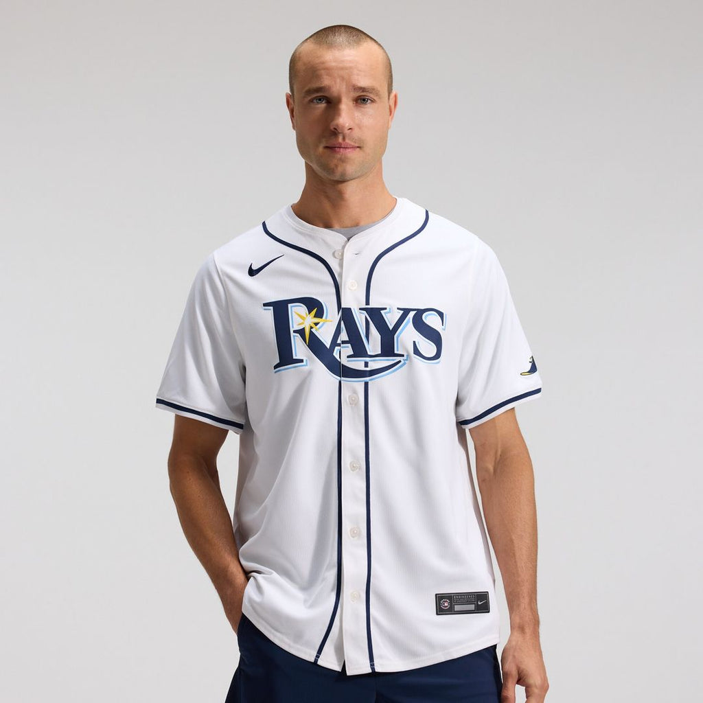 Yandy Diaz Tampa Bay Rays Nike Home Limited Player Jersey - White Official MLB Team Apparel Baseball Fan Gear