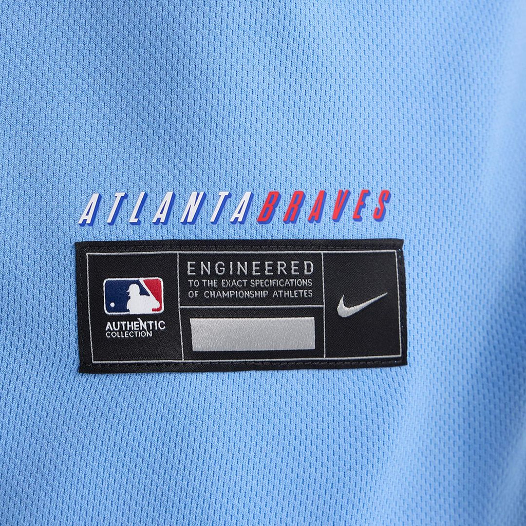 Atlanta Braves Nike 2026 City Connect Authentic Jersey - Powder Blue Official MLB Team Apparel Baseball Fan Gear