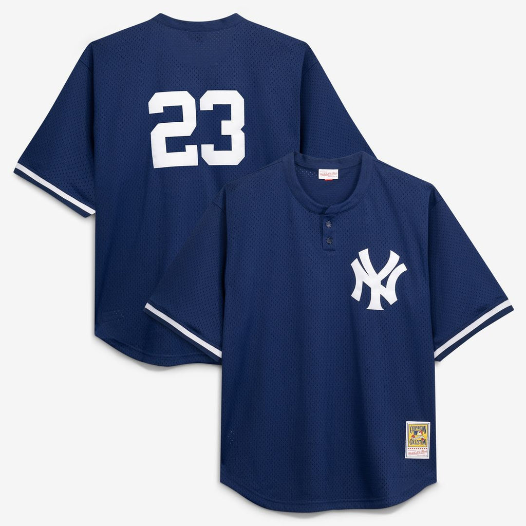 Don Mattingly New York Yankees Mitchell & Ness Cooperstown Collection Big & Tall Mesh Batting Practice Jersey - Navy Official MLB Team Apparel Basebal