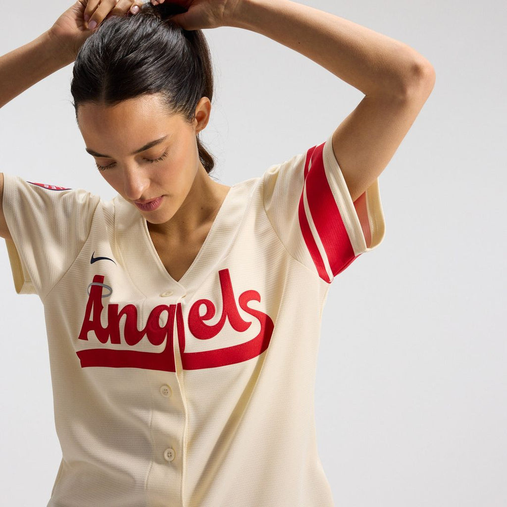 Anthony Rendon Los Angeles Angels Nike Women's City Connect Replica Player Jersey - Cream Official MLB Team Apparel Baseball Fan Gear