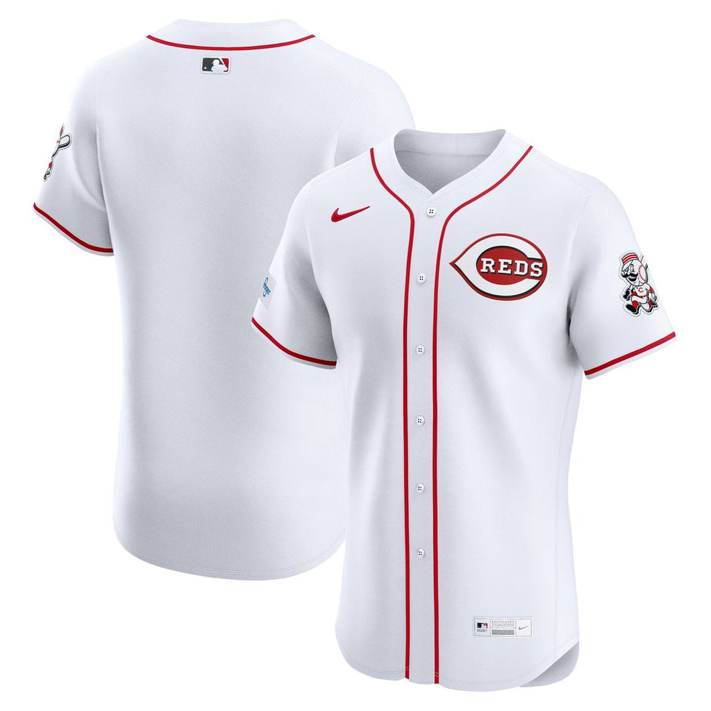 Cincinnati Reds Nike Home Elite Jersey - White Official MLB Team Apparel Baseball Fan Gear