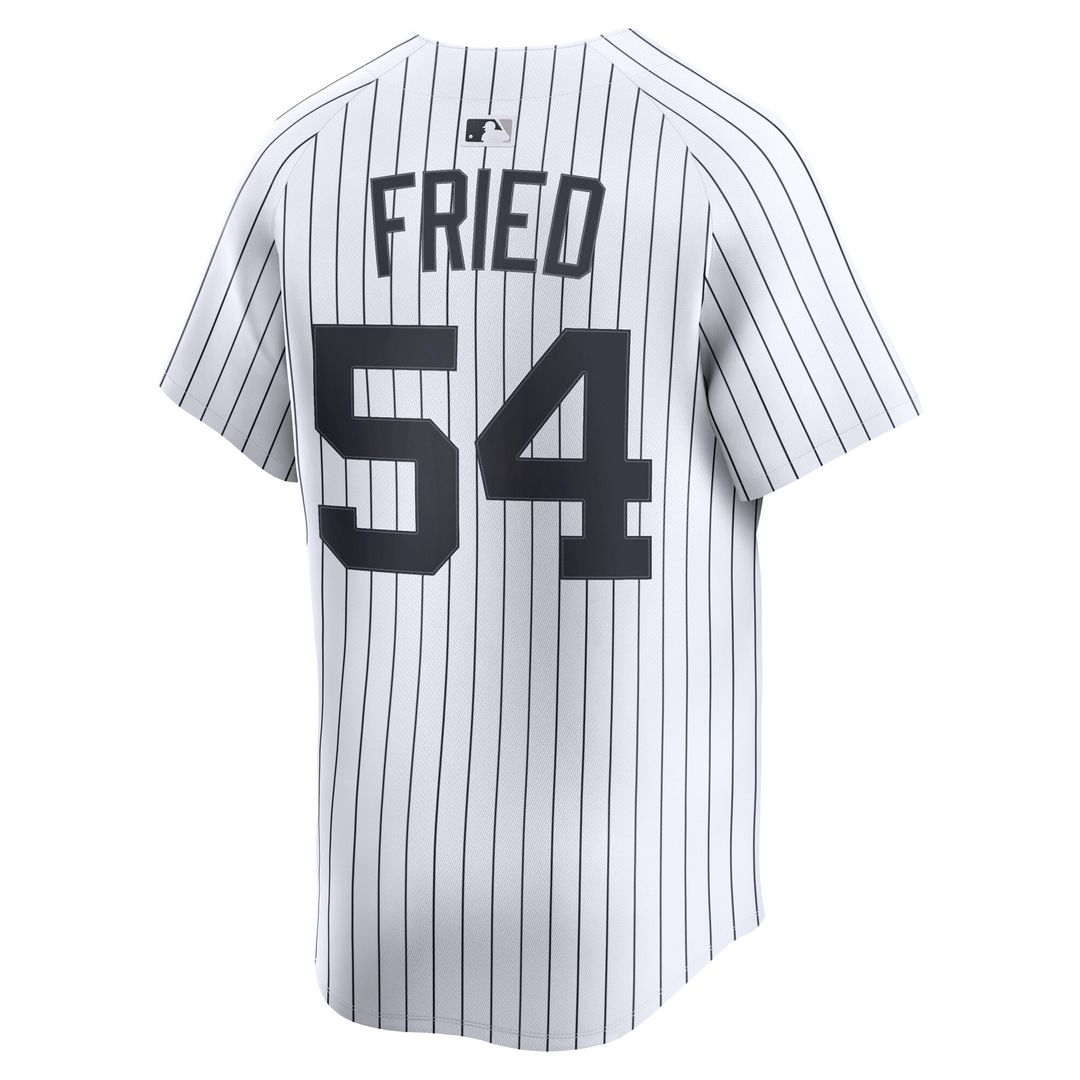 Max Fried New York Yankees Nike Home Limited Player Jersey - White Official MLB Team Apparel Baseball Fan Gear
