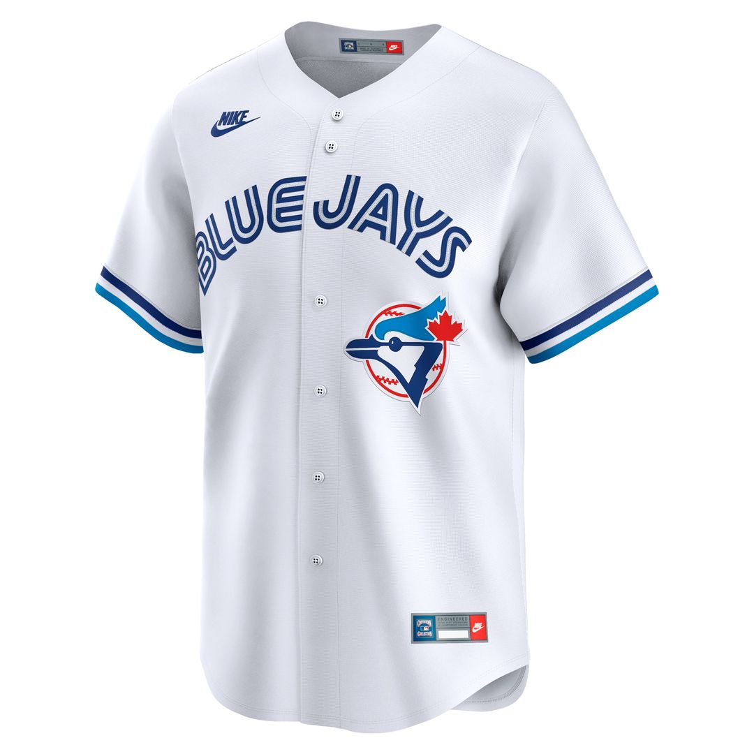 Toronto Blue Jays Nike Cooperstown Collection Limited Jersey - White Official MLB Team Apparel Baseball Fan Gear