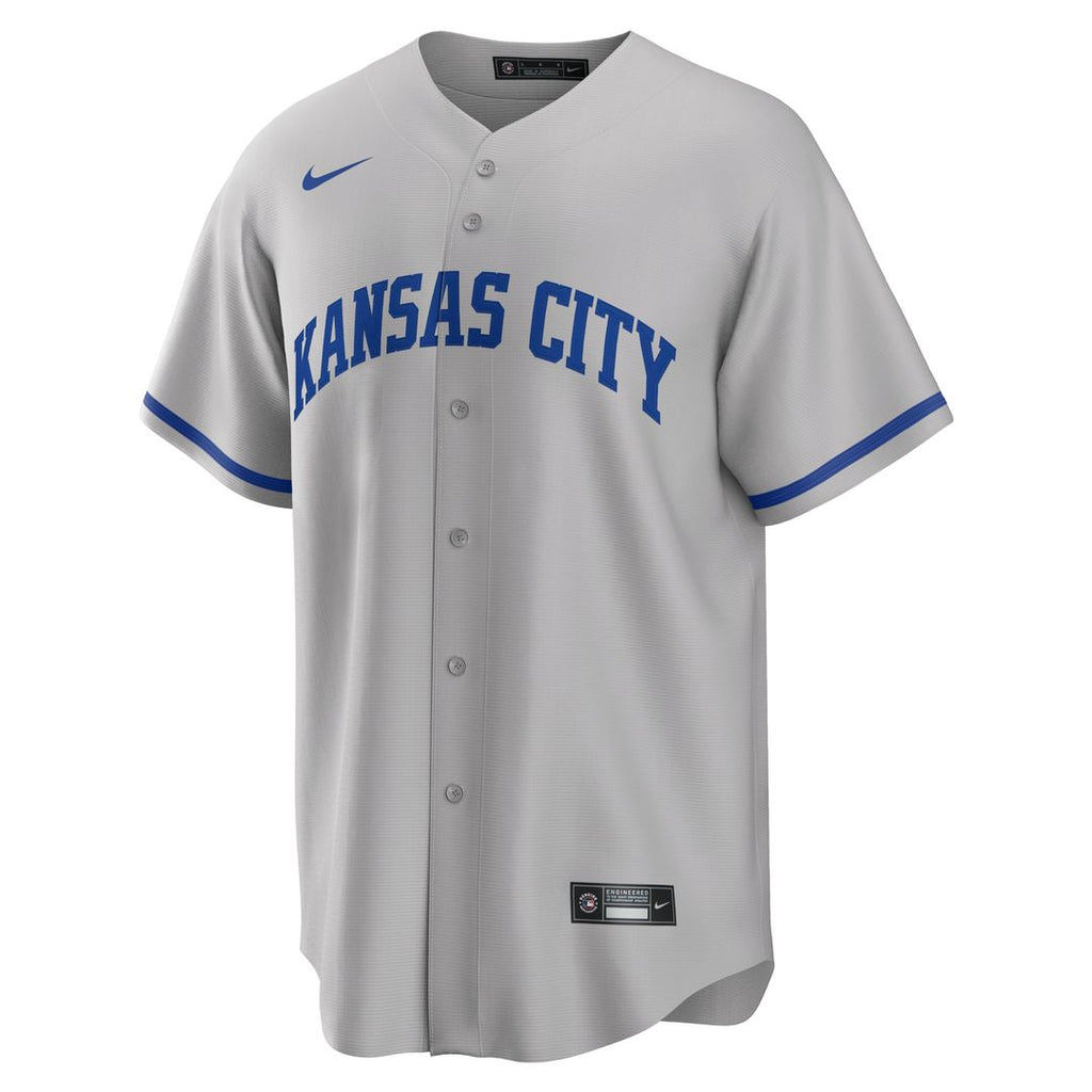 Kansas City Royals Nike Road Replica Team Jersey - Gray Official MLB Team Apparel Baseball Fan Gear