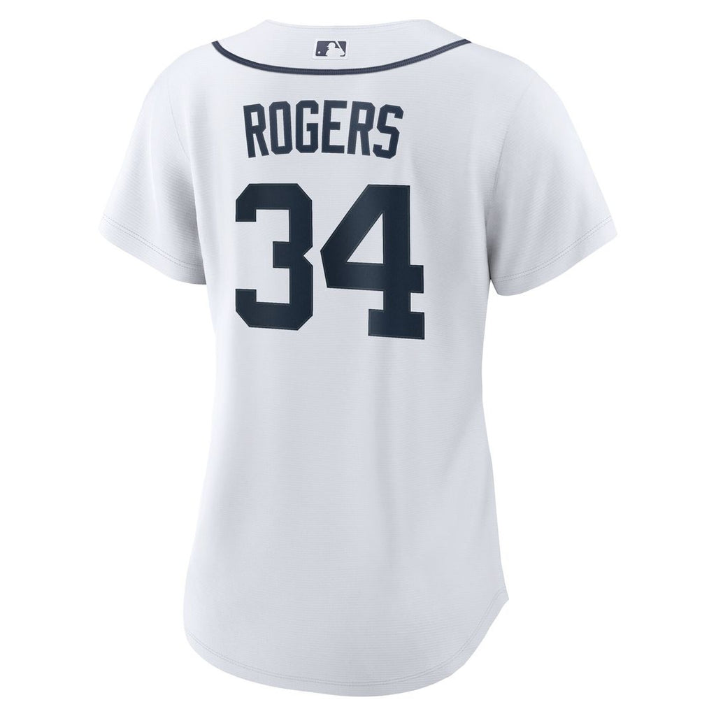 Jake Rogers Detroit Tigers Nike Women's Home Replica Jersey - White Official MLB Team Apparel Baseball Fan Gear